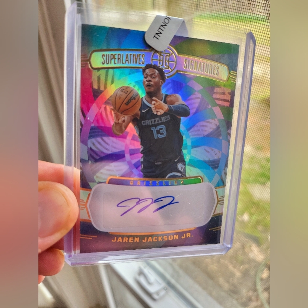 2021-22 Panini Illusions Superlatives Signatures Auto Jaren Jackson Jr
